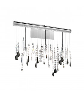 Applique design Stretta Chrome 3 ampoules 40cm