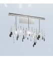 Applique design Stretta Chrome 3 ampoules 40cm