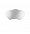 Casablanca white plaster wall lamp 1 bulb 10cm
