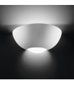 Casablanca white plaster wall lamp 1 bulb 10cm