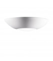 Casablanca white plaster wall lamp 1 bulb 10cm