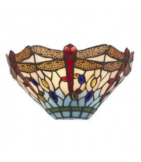 Applique murale Dragonfly 1 ampoule Verre,polycarbonate,acier Multicouleur,libellule