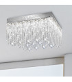 Plafonnier Design Prisma 24 carats d'or 16 ampoules 40cm