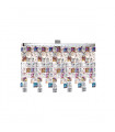 Plafonnier Design Prisma Chrome 3 ampoules 25cm