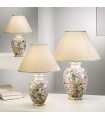 Lampe de table Giardino 24 carats plaqué d'or Or poli 1 ampoule 57cm