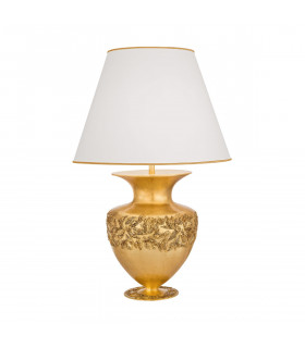 Anfora table lamp 24 carat gold 1 bulb 90cm