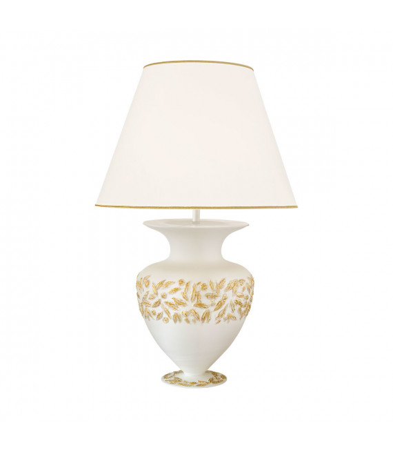 Lampe de table Anfora 24 carats d'or 1 ampoule 90cm