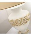 Lampe de table Anfora blanc 1 ampoule 65cm