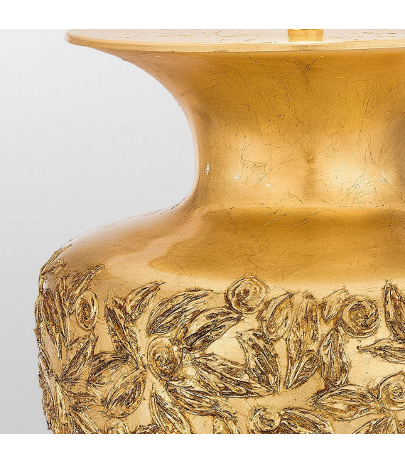 Anfora table lamp 24 carat gold 1 bulb 65cm
