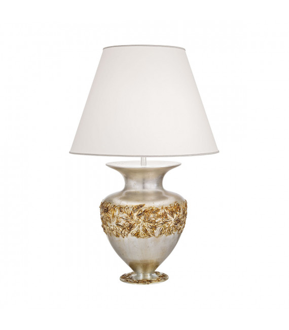 Lampada da tavolo Anfora Cromo 1 lampadina 65cm