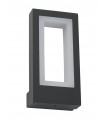 Modern wall lamp Berlin Plastic, Aluminum molding in metal Opal white, gray