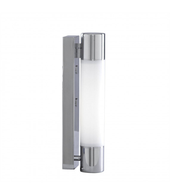 Applique de salle de bains Poplar Polycarbonate,métal Chrome, blanc ampoules 36cm