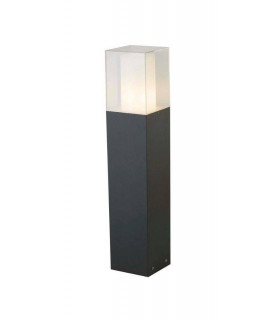 Gartenpoller für den Außenbereich Aluminiumguss Dunkelgrau 1 Glühbirne 45cm
