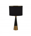 Lampde de table Table Acier doux Noir mat 1 ampoule 58cm