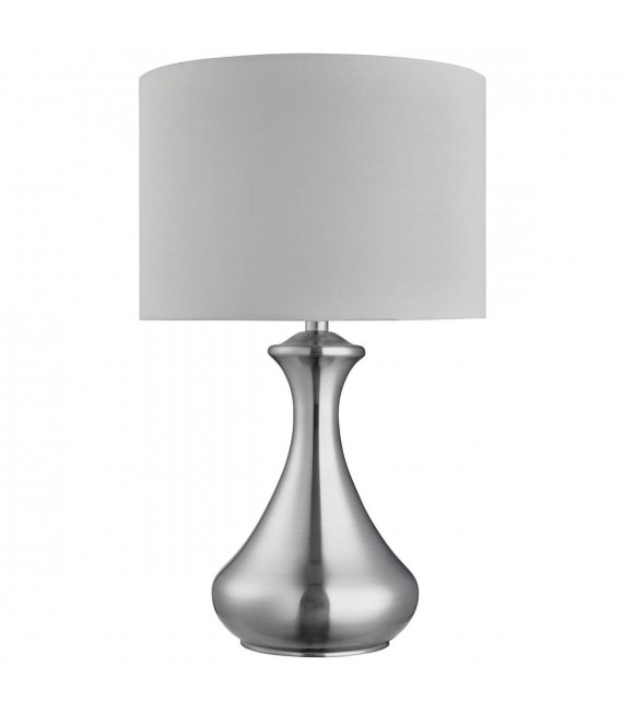Sobremesa Touch Satin plata 1 bombilla 40cm