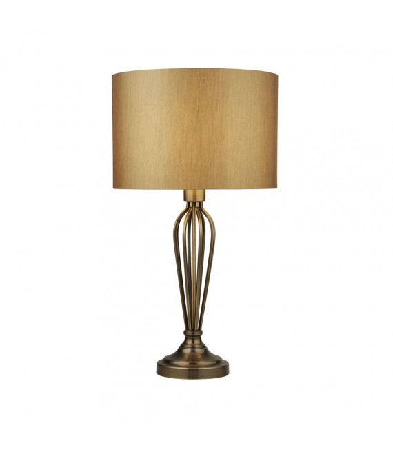 Table lamp Table Mild steel Antique brass 1 bulb 60cm