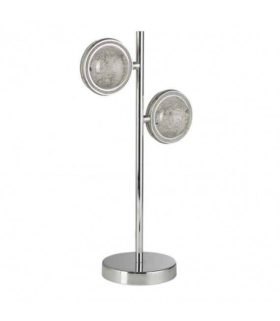 Lampada di design Quarzo Vetro, acrilico, acciaio dolce Cromo, Trasparente 2 lampadine 45,5cm