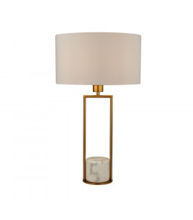 Sobremesa Table Acero Dulce Bronce 1 bombilla 62cm