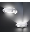 Stiegel white plaster wall lamp 1 bulb 8cm