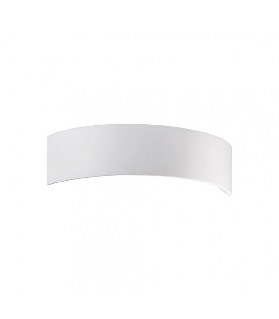 Arco aplique escayola blanco 1 bombilla 10cm