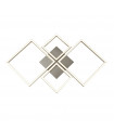 Plafonnier LED intégré Wall Aluminium Aluminium brossé