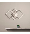 Plafonnier LED intégré Wall Aluminium Aluminium brossé