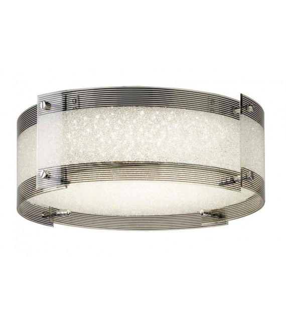 Plafoniera Shelby Steel Chrome 1 lampadina 14cm