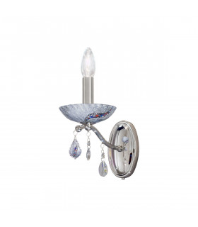 Applique murale Carmen Chrome 1 ampoule 16cm
