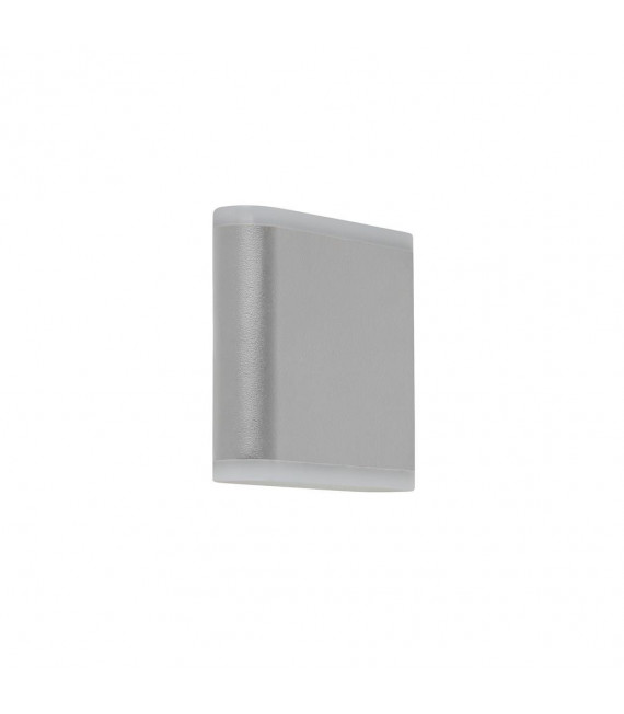 Lampada da giardino Stratford Alluminio pressofuso grigio bianco 2 lampadine 11cm