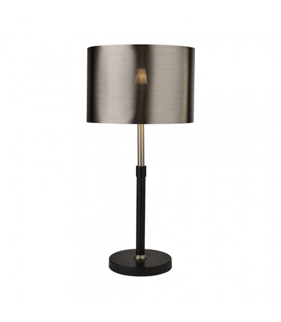 Tischleuchte Table Baustahl Mattschwarz 1 Glühbirne 61,5cm