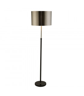 Lampada da terra Acciaio dolce Nero opaco 1 lampadina 115cm