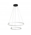 Revolve Integrated LED Ceiling Light Acrylic,White Mild Steel,Matte Black