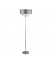 Lampadaire Knightsbridge Acier doux Argent satiné 3 ampoules 156cm
