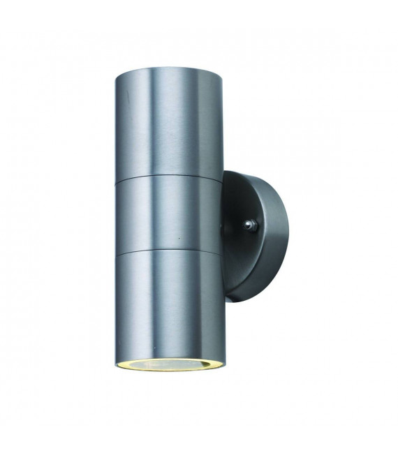Garden wall light Led Outdoor Glass Aluminum 2 bulbs 16cm