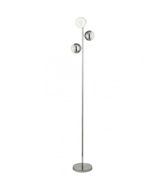 Floor lamp Marbles Mild steel Chrome 3 bulbs 152cm