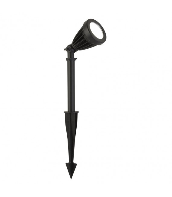Garden stake Spikey Glass, plastic, metal Cast aluminum white, black, Transparent 25 Cm