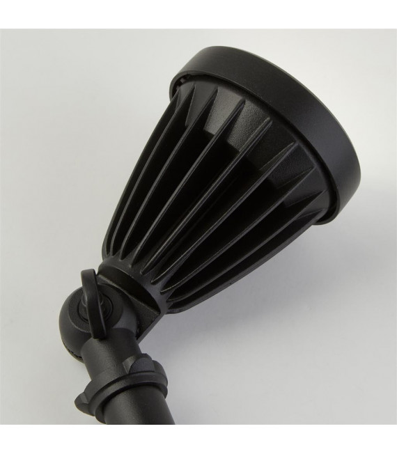 Garden stake Spikey Glass, plastic, metal Cast aluminum white, black, Transparent 25 Cm