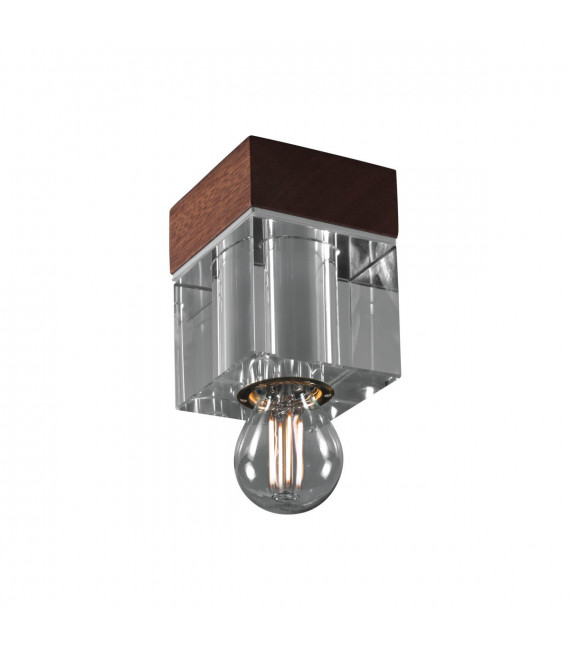 Plafonnier Riviera 1 ampoule Acajou