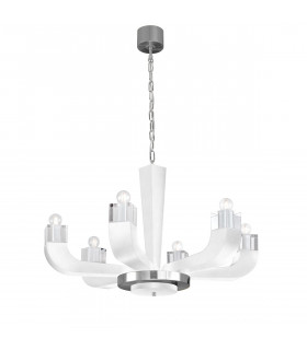 Lampada a sospensione Riviera 6 lampadine bianche