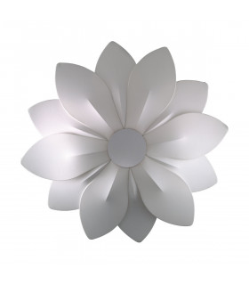 Wandleuchte Fiore Mattweiß 6-flammig 226cm