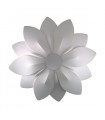 Wall light Fiore Mat white 6 bulbs 226cm