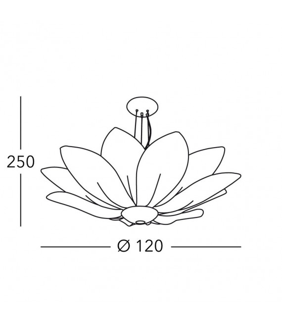 Plafonnier Fiore 226 Cm