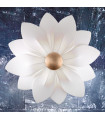 Fiore wall light 6 bulbs 24 carat gold