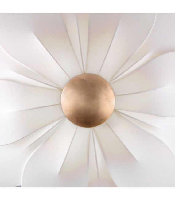 Aplique Fiore 6 bombillas oro 24 kilates
