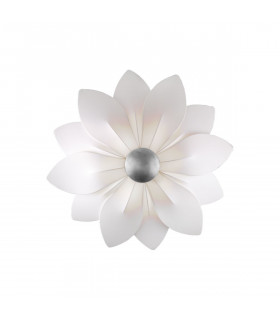 Fiore 6-Light Silver Leaf Wall Sconce