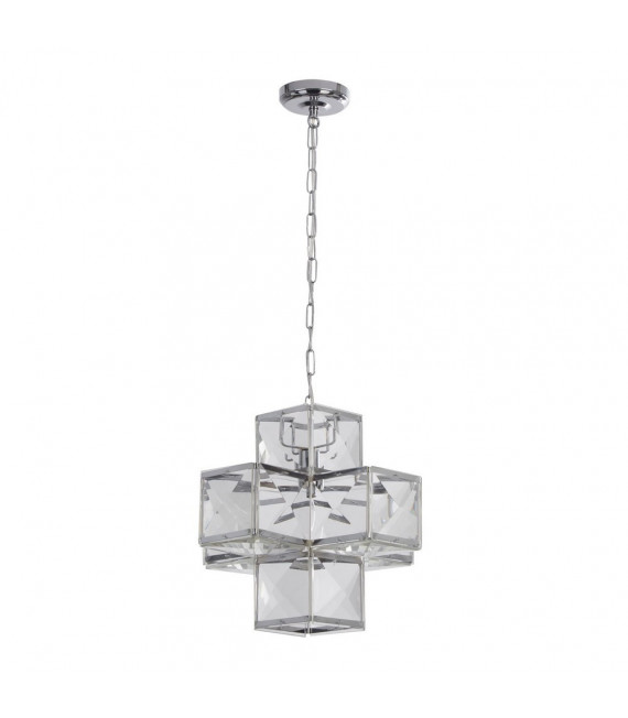Ciondolo ghiacciaio Acciaio dolce Cromo 1 lampadina 30cm