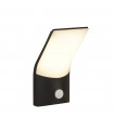 Applique moderne Copenhagen Plastique,moulage Aluminium en métal Noir, blanc opale