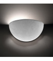 Applique murale Bisquitte Feuille d'argent 1 ampoule 11cm