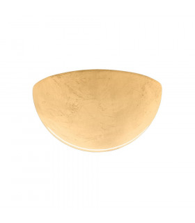Aplique de pared Bisquitte Gold 1 bombilla 11cm