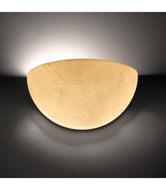 Aplique de pared Bisquitte Gold 1 bombilla 11cm